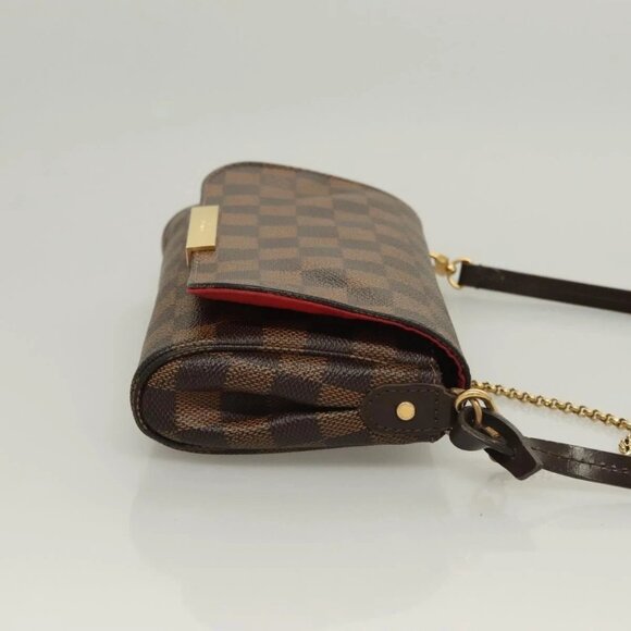 LOUIS VUITTON Damier Ebene Favorit PM Shoulder Bag 2way - Picture 3 of 16